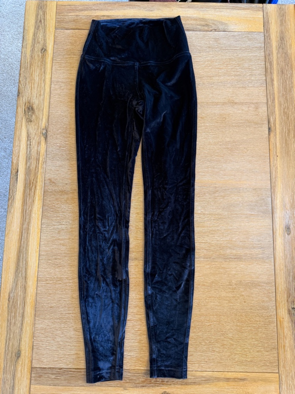 lululemon black velvet leggings